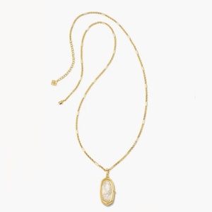 Kendra Scott Ellie Locket Necklace Gold
